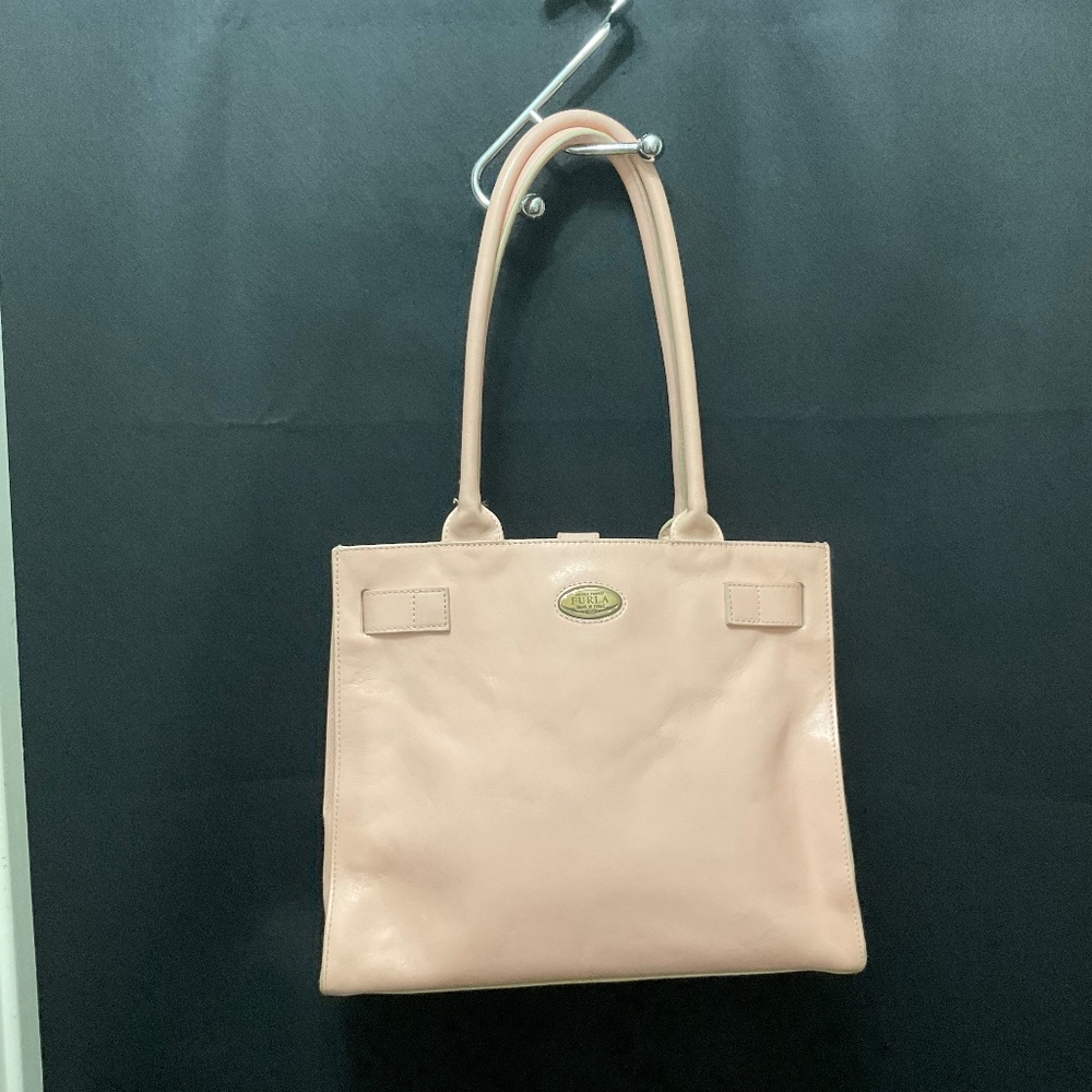 Furla Pink leather handbag - Picture 1 of 5